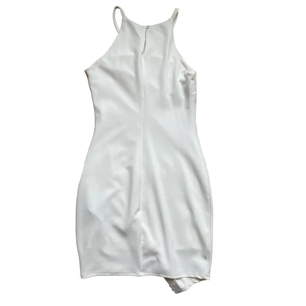 WHITE MINI DRESS - Picture 4 of 4